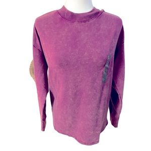 NWT Acid Wash Pullover